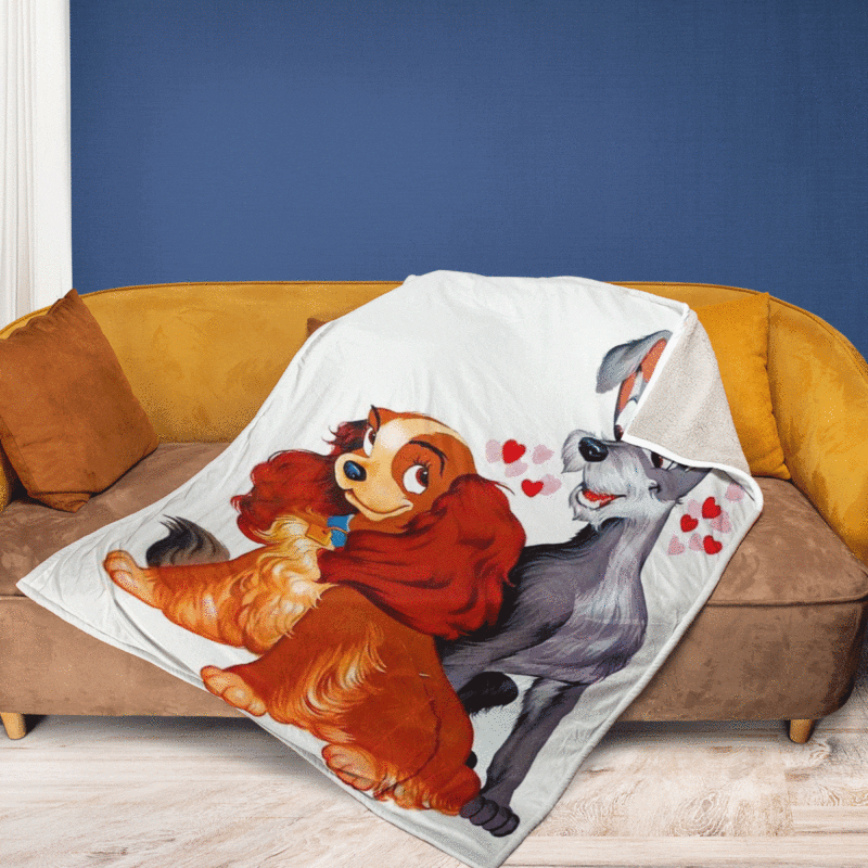 Lady and the Tramp Premium Comfy Sofa Throw Blanket