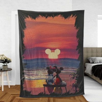 Happy Valentine's Day Sweet Love Of Mickey Couple Cartoon Disney Ver2 Gift Lover Comfy Sofa Throw Blanket Gift 1 Happy Valentines Day Sweet Love Of Mickey Couple Cartoon Disney Ver2 Gift Lover Comfy Sofa Throw Blanket Gift 1