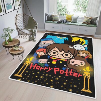 Harry Potter Chibi Area Rug Living Room