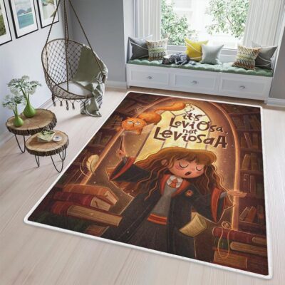 Hermione Granger Chibi Area Rug Living Room