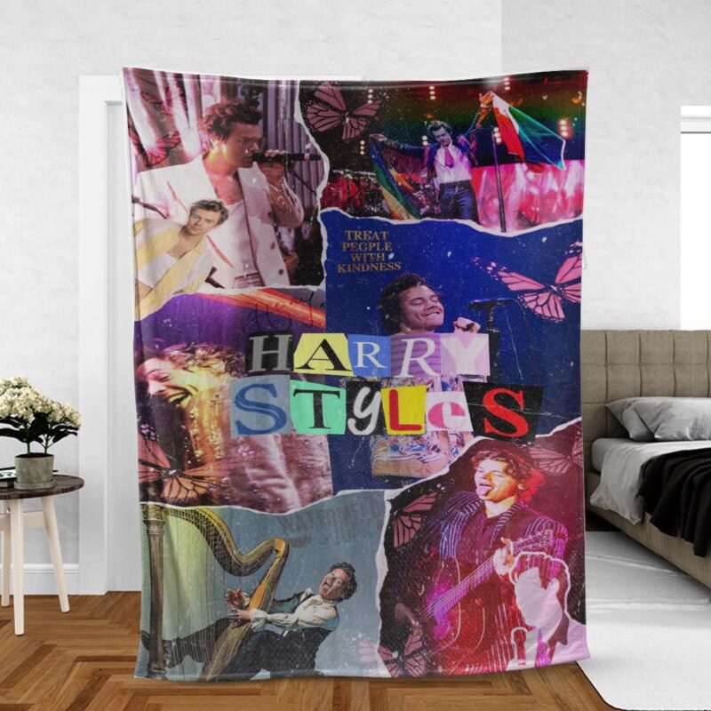 Harry Styles Comfy Sofa Throw Blanket Gift