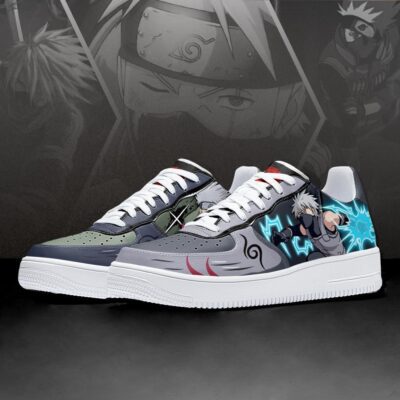 Hatake Kakashi Air Force 1 Sneakers Anbu and Jounin Naruto Custom Anime Shoes 2
