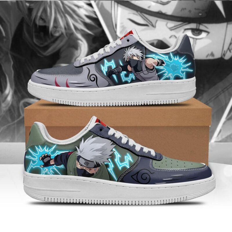 Hatake Kakashi Air Force 1 Sneakers Anbu and Jounin Naruto Custom Anime Shoes