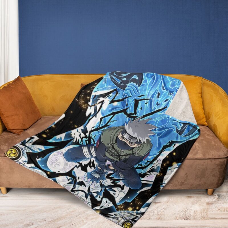 Hatake Kakashi Anime Naruto Japan Fleece Blanket Gift For Fan