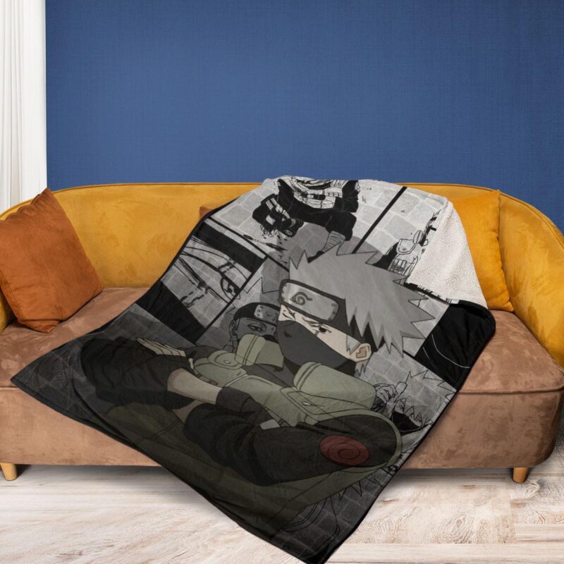 Hatake Kakashi Premium Comfy Sofa Throw Blanket Gift 4