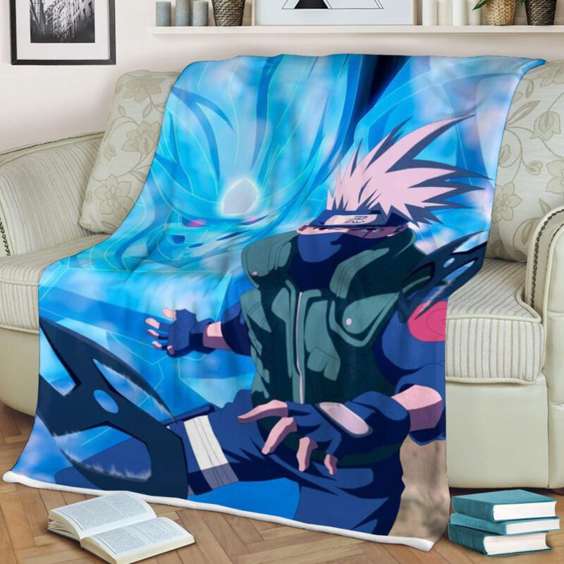 Kakashi Sharingan Susanoo Comfy Sofa Throw Blanket Gift