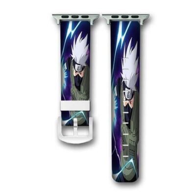 Hatake Kakashi Naruto Shippuden Custom Apple Watch Band Genuine Wrist Band Replacement