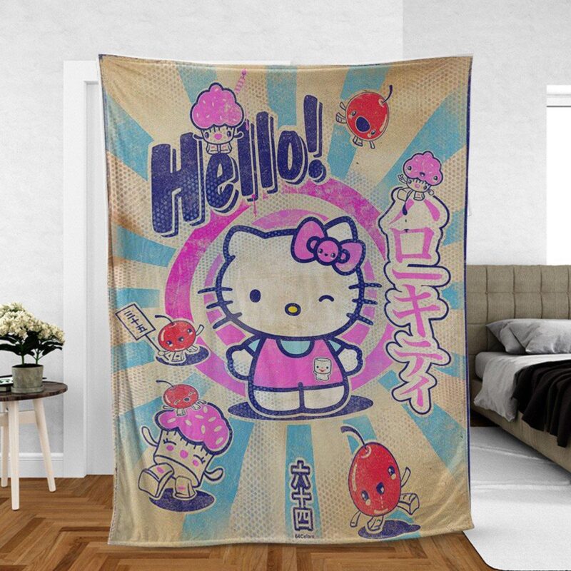 Hello Kitty Cute Lover Blanket 2