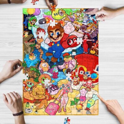 Hello Summer Super Mario Lucky Game Gifts Lover Jigsaw Puzzle GameSuper Mario Lucky Game Fan Gift 2