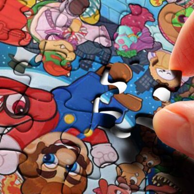 Hello Summer Super Mario Lucky Game Gifts Lover Jigsaw Puzzle GameSuper Mario Lucky Game Fan Gift 3