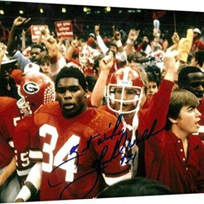 Herschel Walker - Georgia Bulldogs 1980 Autograph Print - Canvas Print Wall Art Decor