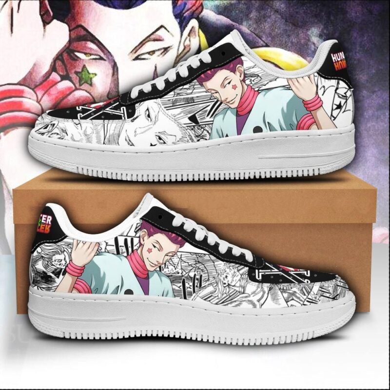 Hisoka Sneakers Custom Hunter X Hunter Anime Shoes Fan Air Force 1 Sneakers