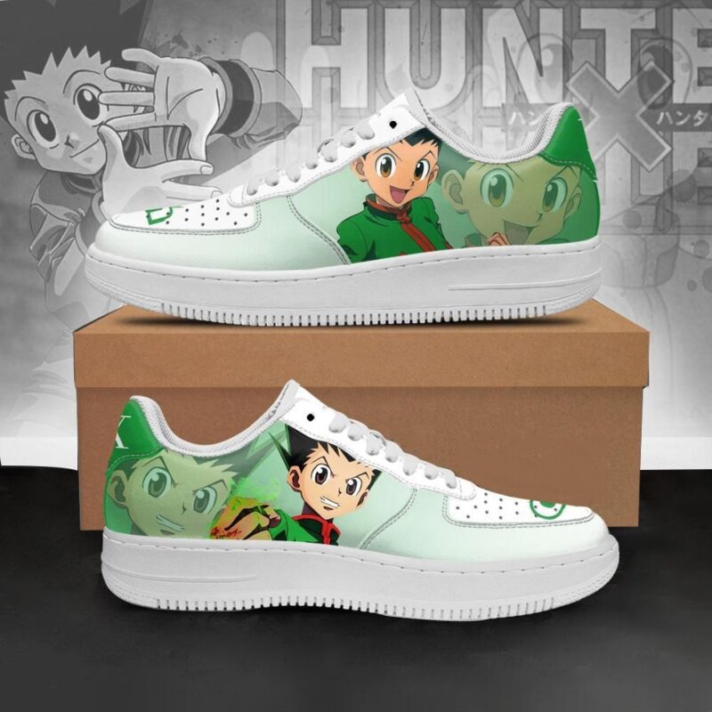 Hunter x Hunter Gon Freecss Air Force 1 Sneakers Custom Anime Shoes