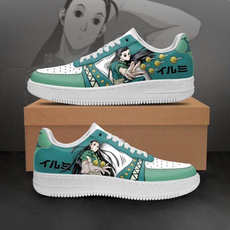 Illumi Zoldyck Air Force 1 Sneakers Custom Hunter X Hunter Anime Shoes