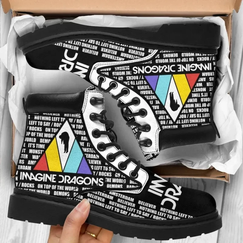 Imagine Dragons Boots Shoes Amazing For Music Fan