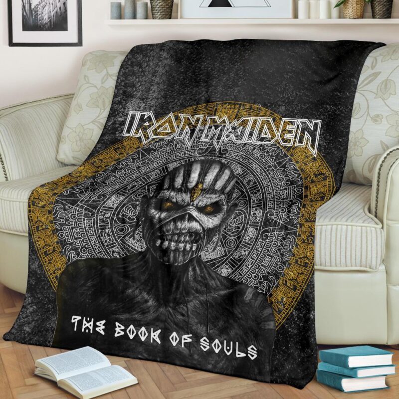 Iron Maiden Band Rock Thank You For The Memories 563 Gift Lover Premium Comfy Sofa Throw Blanket Gift