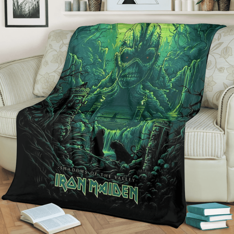 Iron Maiden Heavy Metal Band 10 Fleece Blanket