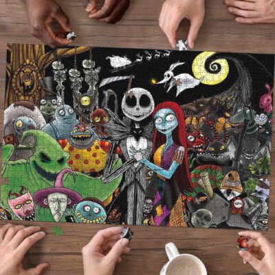 Jack Skellington And Sally Fan Gift