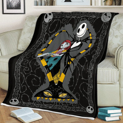 Jack Skellington And Sally The Nightmare Before Christmas Gifts Lover,Jack Skellington And Sally Gift For Fan Comfy Sofa Throw Blanket Gift 1 Jack Skellington And Sally Gift For Fan Comfy Sofa Throw Blanket Gift