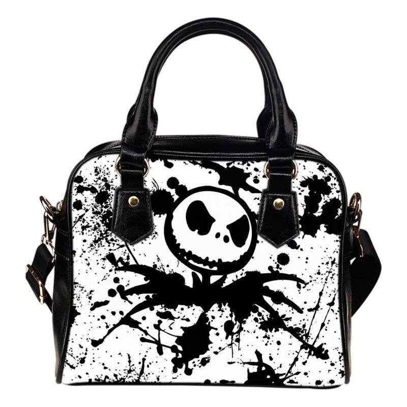 Jack Skellington Lady Leather Shoulder Hand Bag SB0140