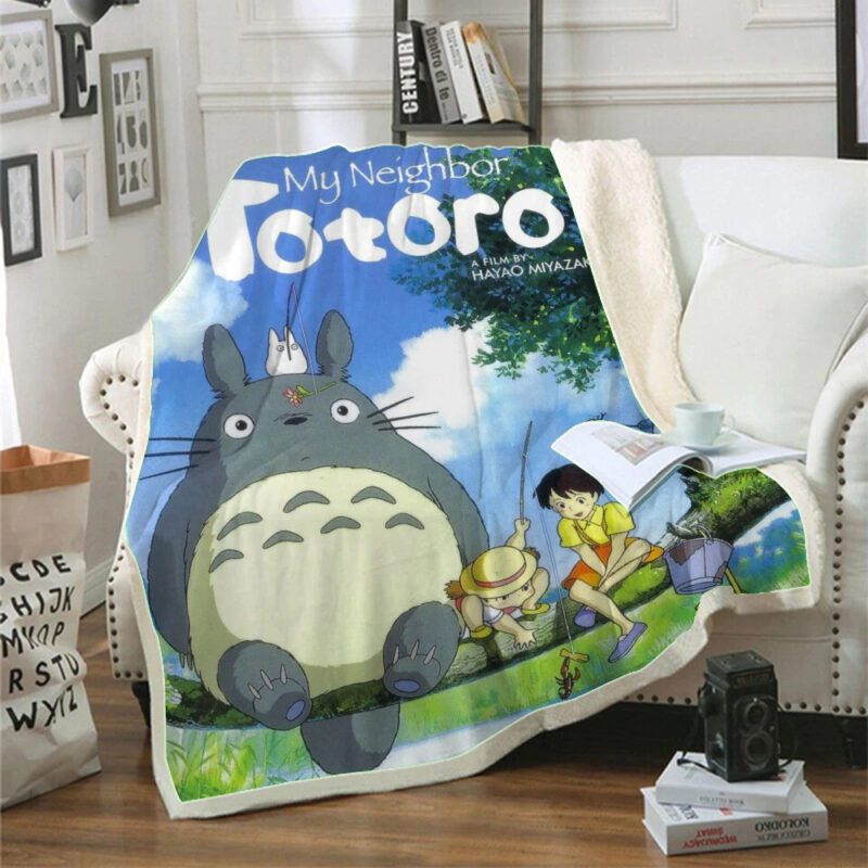 Japan My Neighbor Totoro Cute Fleece Blanket