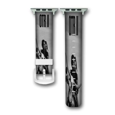Jay Z and Beyonce On the Run II Custom Apple Watch Band Genuine Wrist Band Replacement