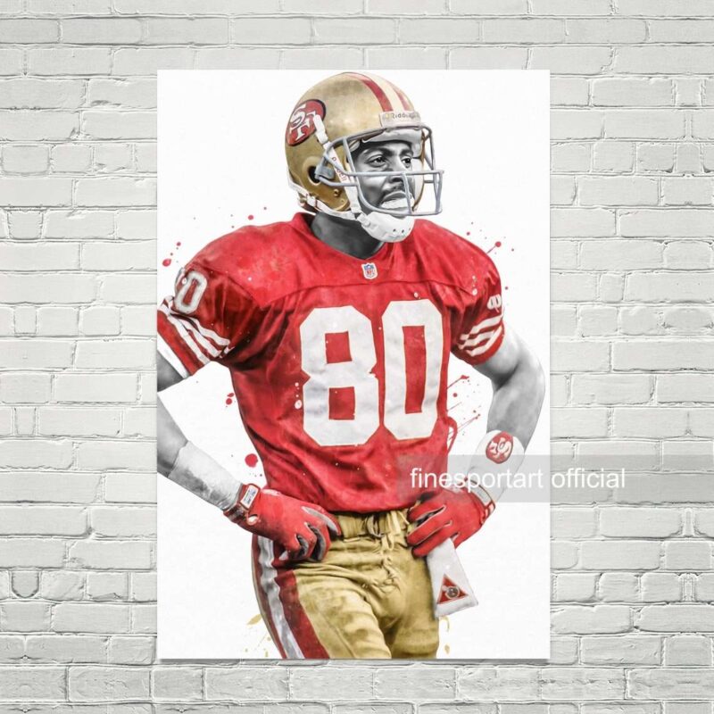 Jerry Rice San Francisco Poster