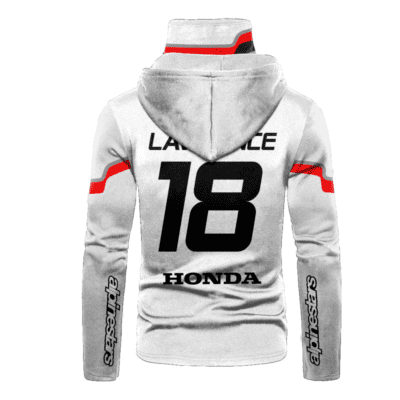 Jett Lawrence 18 Honda Motogp Racing Astars Gaiter Hoodie 693 2 Jett Lawrence 18 Honda Motogp Racing Astars Gaiter Hoodie 693 2