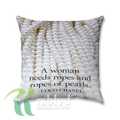 Jewelry Quotes Coco Chanel Custom Pillow Case Cover