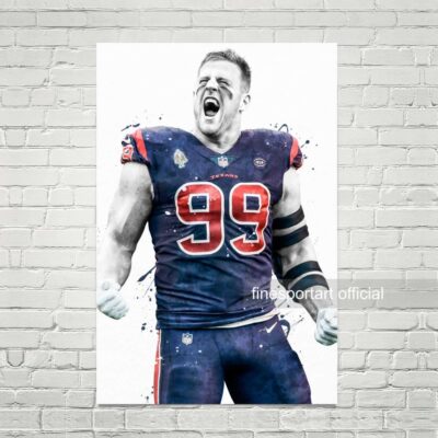 Jj Watt Houston Poster