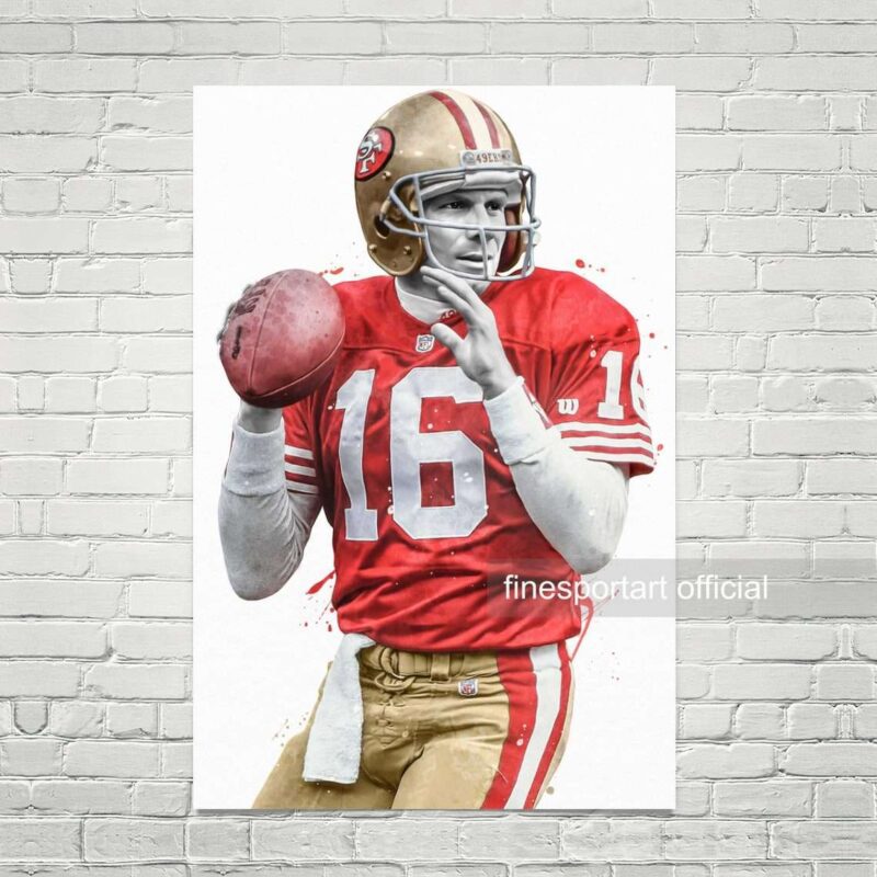 Joe Montana San Francisco Poster