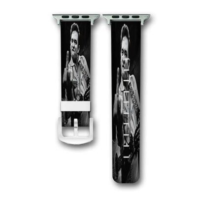 Johnny Cash Middle Finger Custom Apple Watch Band Genuine Wrist Band Replacement