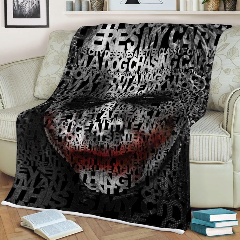 Joke Face Why So Serious Comfy Sofa Throw Blanket Gift