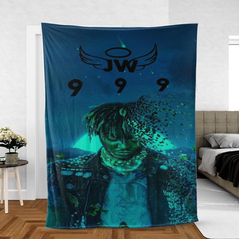 Juice Wrld Rapper 999 Gift For Fan Comfy Sofa Throw Blanket Gift