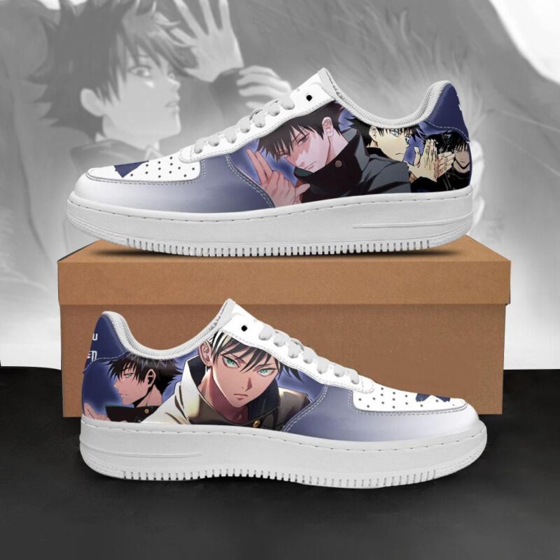 Jujutsu Kaisen Fushiguro Megumi Air Force 1 Sneakers Custom Anime Shoes