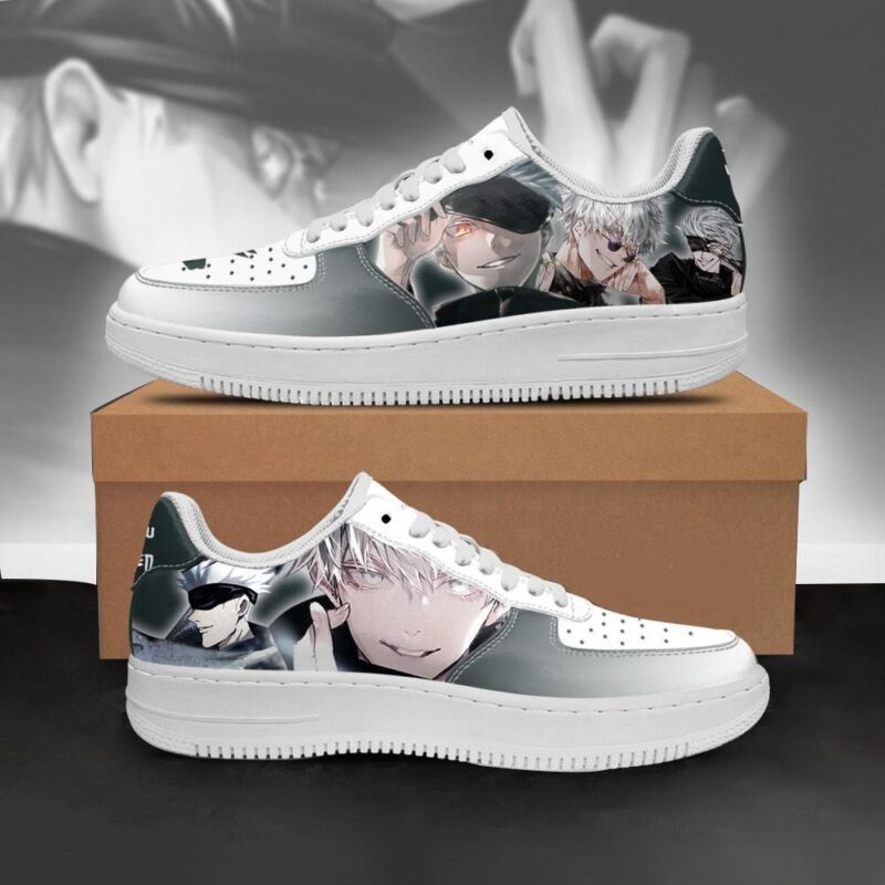 Jujutsu Kaisen Satoru Gojou Air Force 1 Sneakers Custom Anime Shoes