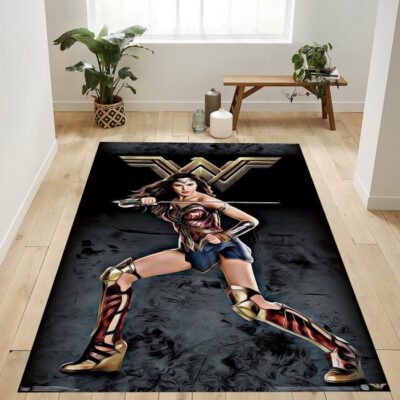 Justice League Wonder Woman Rug 126, Gift For Fan Rug Floor Decor