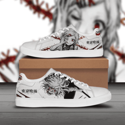 Juuzou Suzuya Tokyo Ghoul Low Top Leather Stan Smith Shoes SST1228