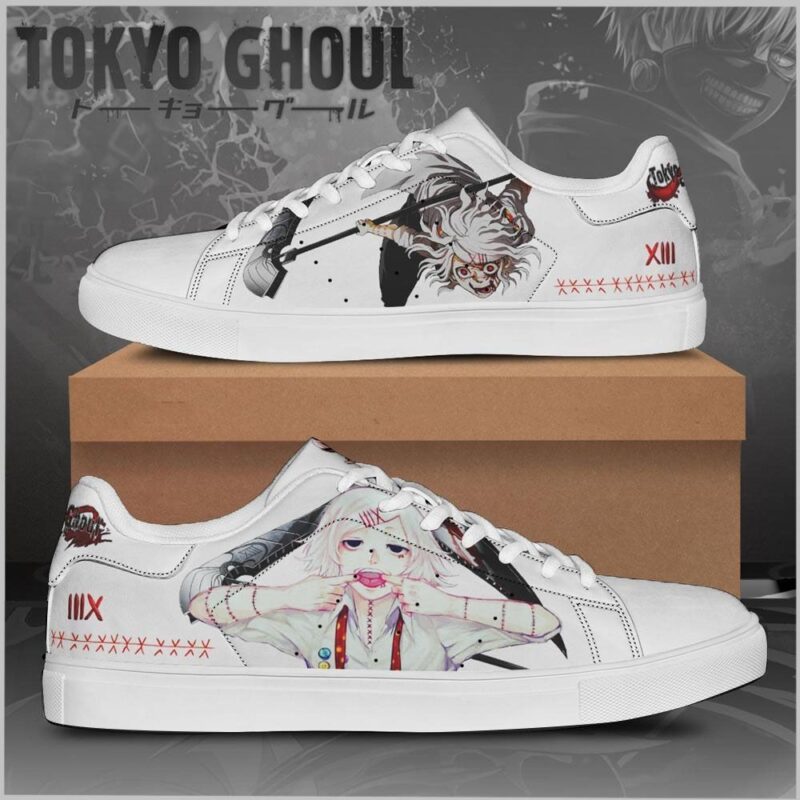 Juuzou Suzuya Tokyo Ghoul Toge Skate Low Top Leather Skate Shoes