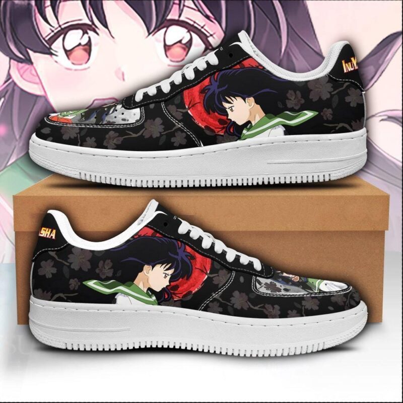 Kagome Sneakers Inuyasha Anime Shoes Fan Gift Idea Air Force 1 Sneakers