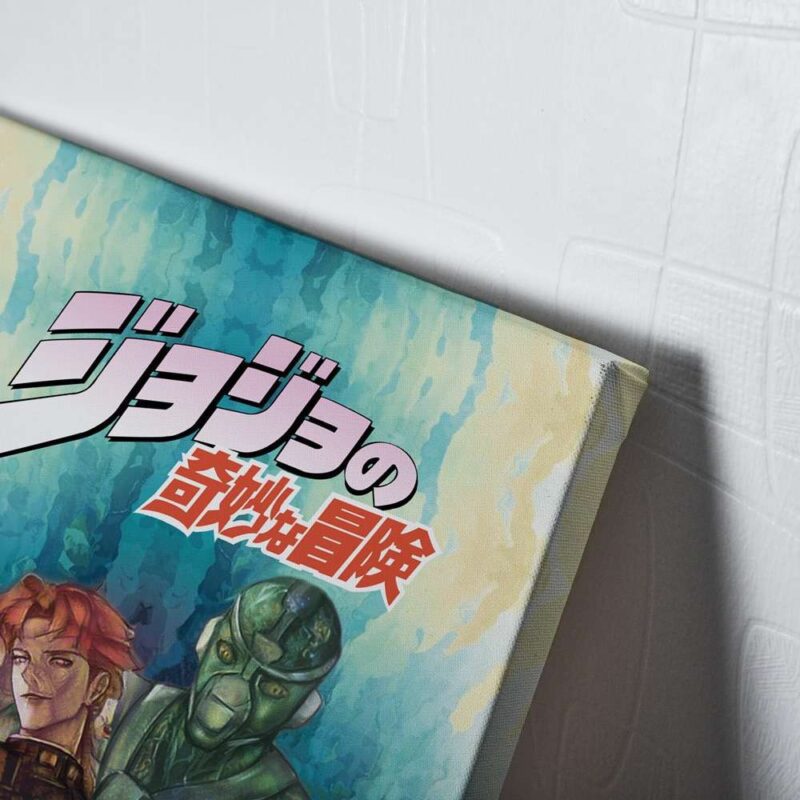 Kakyoin Hierophant Green Jojos Bizarre Adventure Canvas Poster Print Wall Art Decor 2