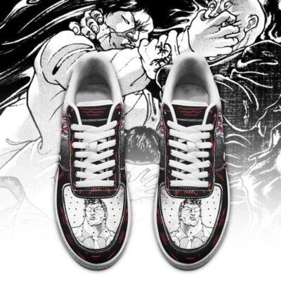 Kaoru Hanayama Sneakers Baki Custom Anime Shoes Air Force 1 Sneakers 1