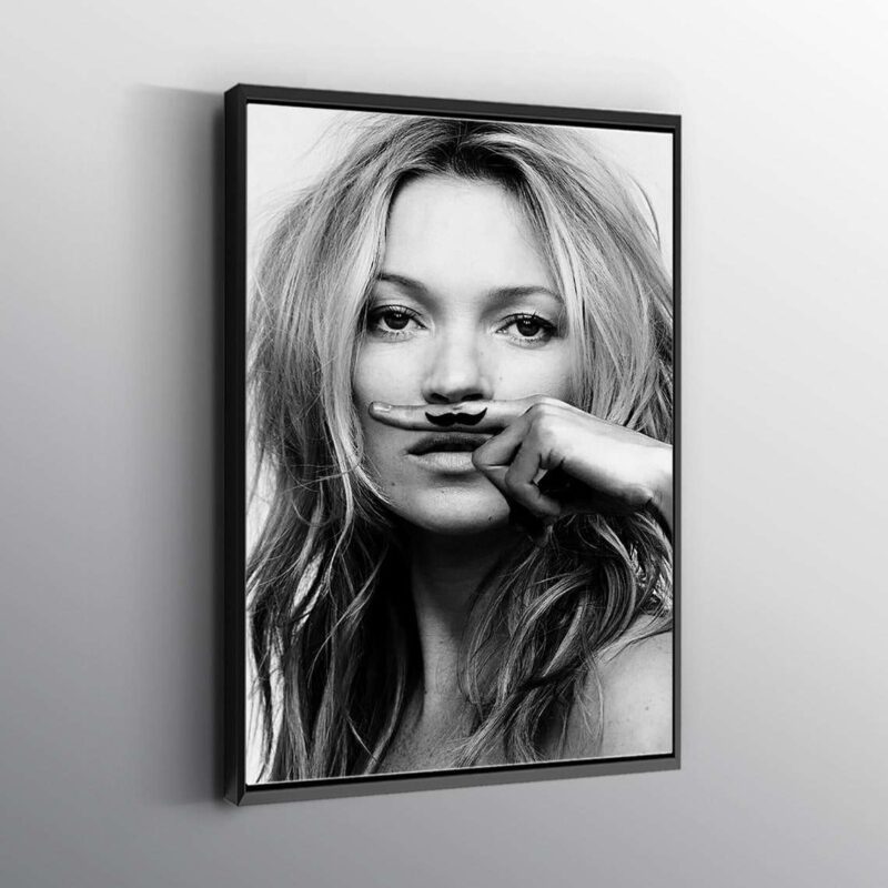 Kate Moss Wall Art Canvas