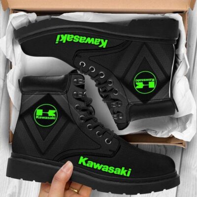 Kawasaki motorcycles neon A102 Boots