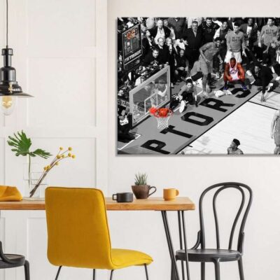 Toronto Raptors Basketball Buzzer-Beater Shot