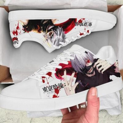 Ken Kaneki Tokyo Ghoul Low Top Leather Stan Smith Shoes SST1251 1 Tennis Shoes