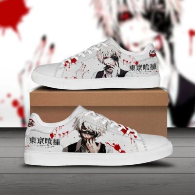 Ken Kaneki Tokyo Ghoul Low Top Leather Stan Smith Shoes SST1250