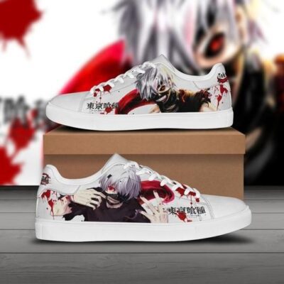 Ken Kaneki Tokyo Ghoul Low Top Leather Stan Smith Shoes SST1251