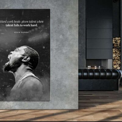 Kevin Durant Brooklyn Nets Canvas, Wall Art Basketball, NBA, Kevin Durant Motivation Artwork 3 Kevin Durant Motivation Artwork