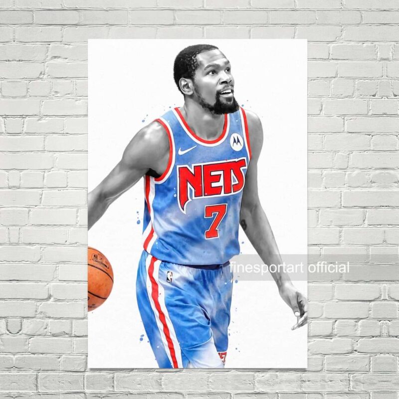 Kevin Durant Brooklyn Poster